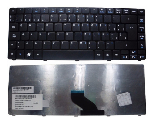 Teclado Acer  4810 4253g 4410t 4535g 4551g Español Original