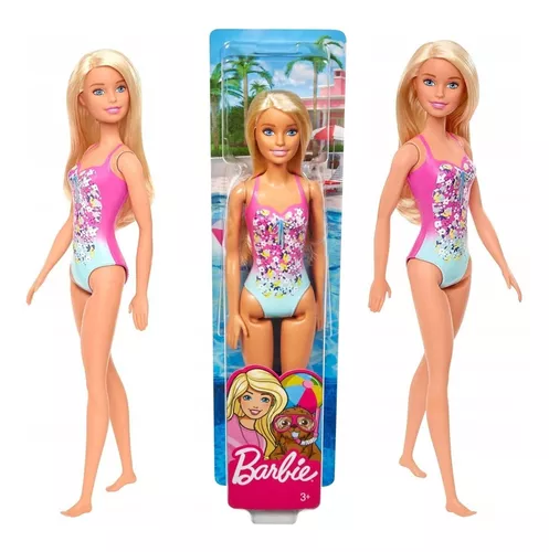 Boneca com Acessórios Barbie Piscina Maiô Rosa – Mattel - RioMar Recife  Online