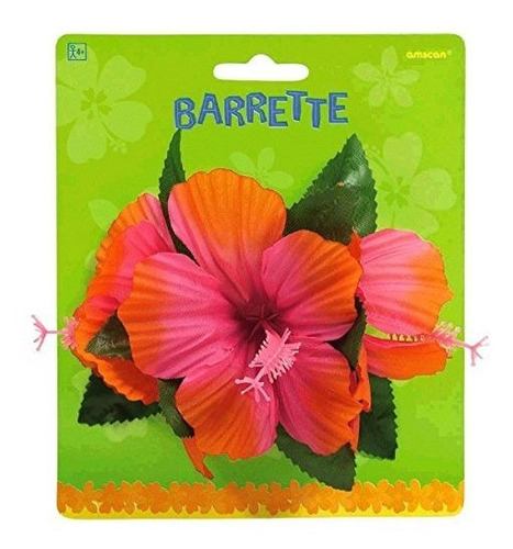 Hawaiian Summer Luau Party Accesorio De Flor Rosa 1 Pieza He