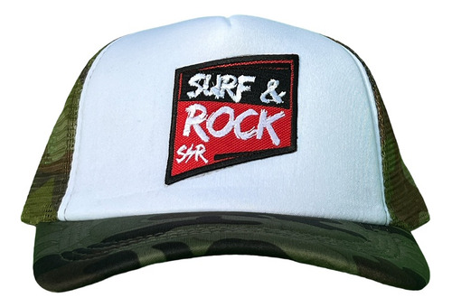 Imagen 1 de 3 de Gorra Surf & Rock - Parafina Camuflada White 