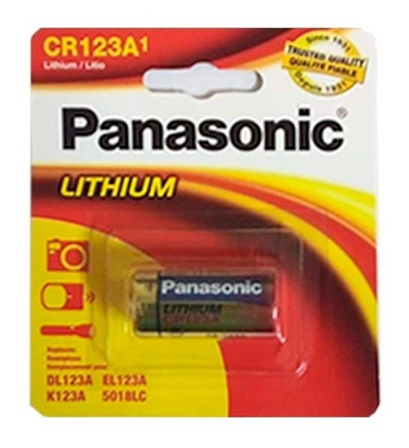 Pila De Litio Cr123a Panasonic De 3 Voltios - Dl 123a