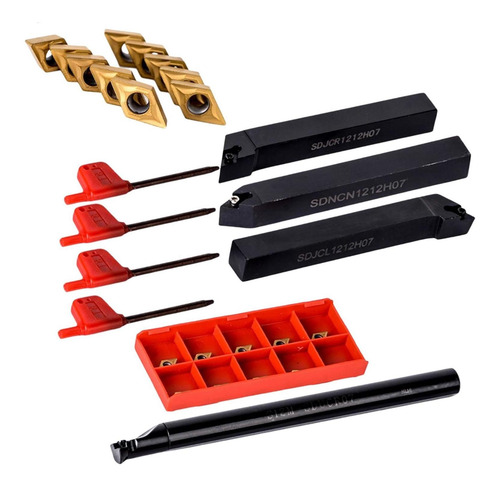 Conjunto De Bits De Suporte De Ferramenta De Torneamento De