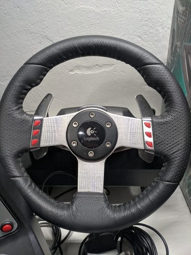 Volante Logitech G27 C/ Pedal C/ Câmbio Ps2 Ps3 Pc +garantia (Usado)