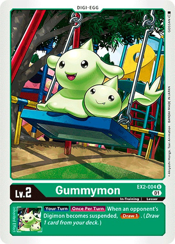 Gummymon - Ex2-004 - Uncommon