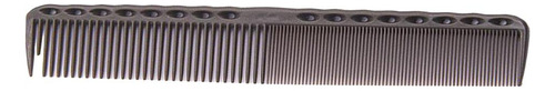 2 Peines De Corte Fino De Fibra De Carbono Gris De 19 X 3 Cm