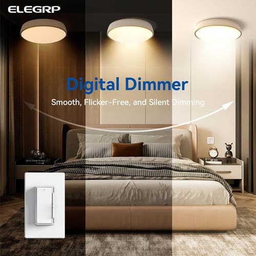 Regulador De Intensidad De Luz Digital Luces Led/cfl Re...