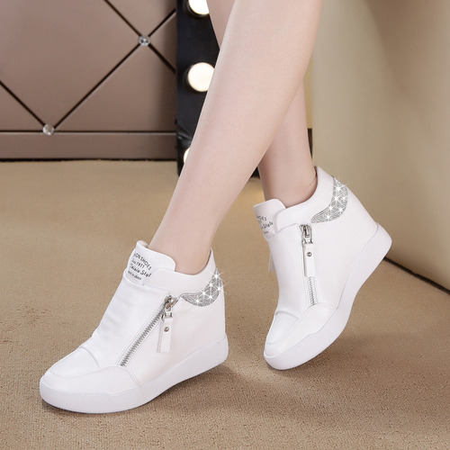 Zapatillas De Deporte Con Cuña Para Mujer,zapatos Informales