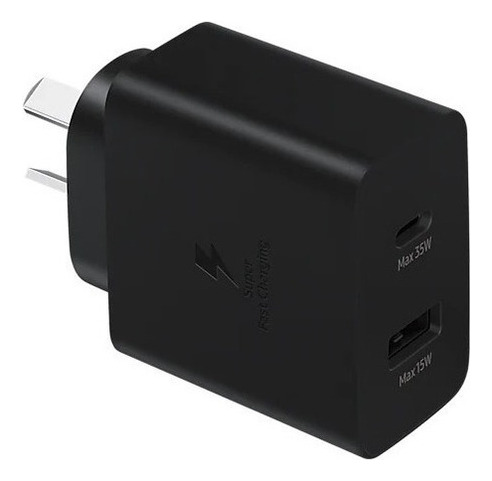 Cargador Samsung 35w Power Adapter Duo Usb-c, Usb-a