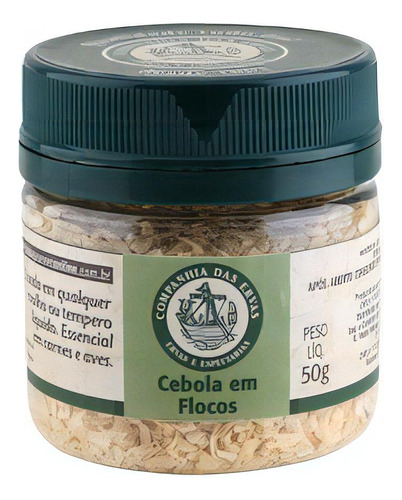 Cebola Em Flocos Companhia Das Ervas 50g