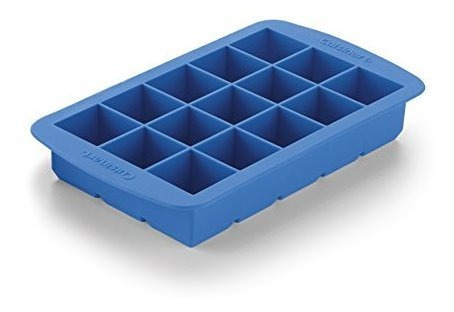Cuisinart Silicone Ice Cube Bandejas (2 Pack), 2.38pLG , Azu