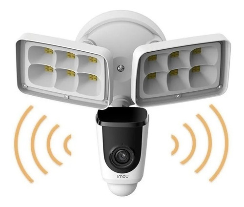 Imagen 2 de 5 de Camara Seguridad Wifi Imou Floodlight Pir Reflector Audio