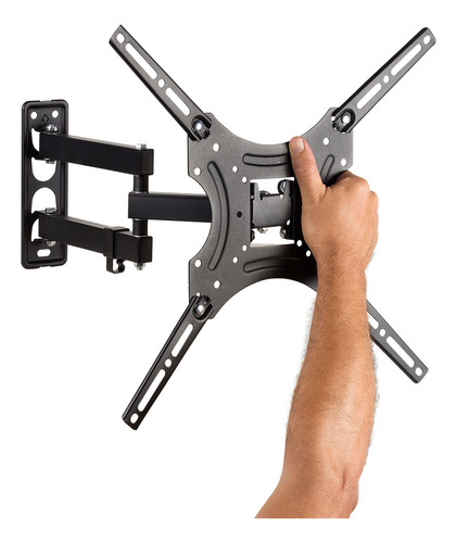 Suporte P/ Tv Triarticulado C/ Inclinação Até 55" Multivisão MI-1755 Cor Preto