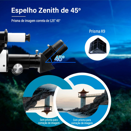 Telescópio Astronômico Luneta Refrator Svbony Com Tripé