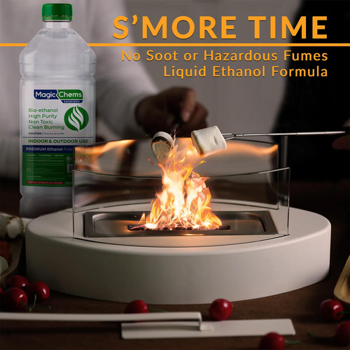 Bioetanol Flame Fuel Magic Chems 3 X 1l Para Lareiras