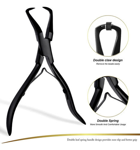 1 Alicate Removedor De Perlas Microlink Para Extensiones De