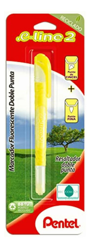 Pentel De México Slw10bp-g Marcatexto Doble Punto, Bp,