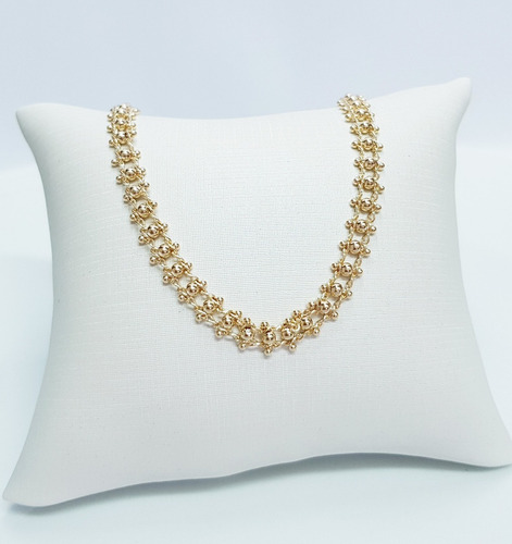 Imagem 7 de 7 de Tornozeleira Feminina Zirconia Ponto De Luz Banhada Ouro 18k