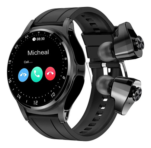 Reloj Inteligente Con Audífonos Bluetooth 2 En 1