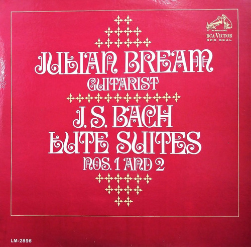 Julian Bream - J S Bach Lp 