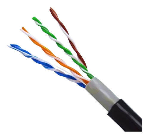 Imagen 3 de 3 de Super Oferta! 30mts Cable Red Utp Exterior Doble Vaina Mirá!