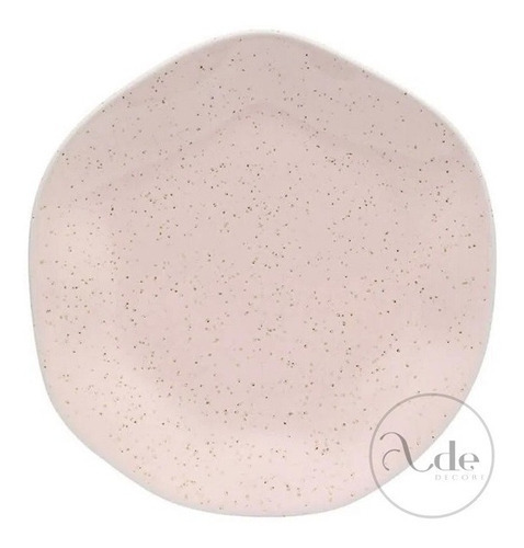 Prato Sobremesa Oxford Porcelana Ryo Pink Sand 21,5 Cm