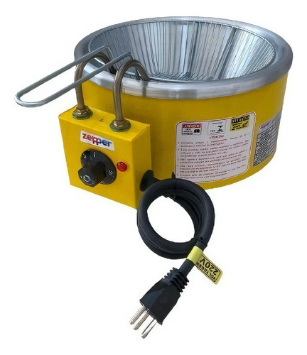 Tacho Fritador Elétrico 7 Litros 220v Progás Pr-70e Cor Amarelo Frequência 50 Hz x 60 Hz