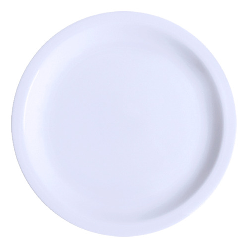 Kit 24 Prato Raso Resturante Branco Porcelana Germer Iguaçu