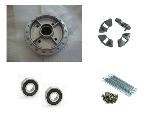 Maza Trasera Motomel Bit 110 C/rayos,ruleman Y Taco-2r