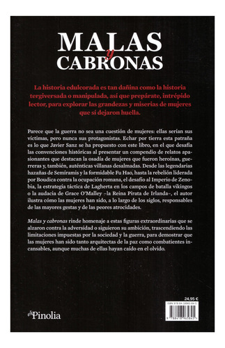 Malas Y Cabronas: , De Sanz, Javier., Vol. 1. Editorial Pinolia, Tapa Pasta Blanda, Edición 1 En Español, 2024