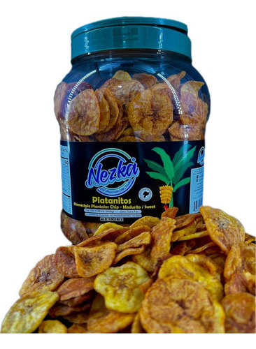 Nezka Chips De Platano Dulce - Deliciosos Bocadillos Crujien