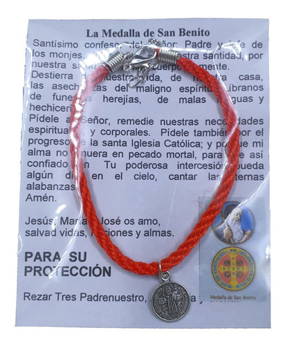 Pack 50 Pulsera De San Benito, **protección**, Hecha A Mano.