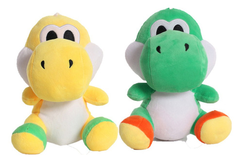 2pcs Super Mario Bros Yoshi Peluche Muñeca Cumpleaño Regalo