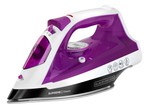 Imagen 1 de 5 de Plancha De Ropa A Vapor Black+decker Ir23960