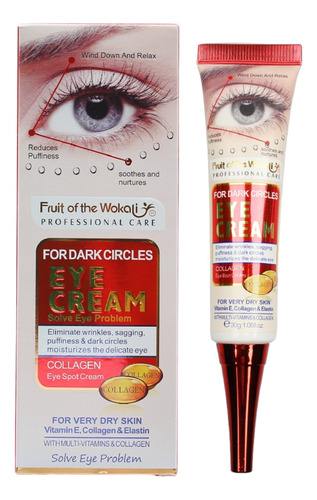 Crema De Ojos Para Ojeras Colegano- Fruit Of The Wokali