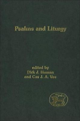 Libro Psalms And Liturgy - Dirk J. Human