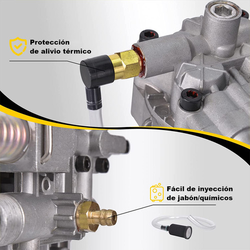 Bomba Para Hidrolavadora 3200psi Eje 3/4'' Horizontal