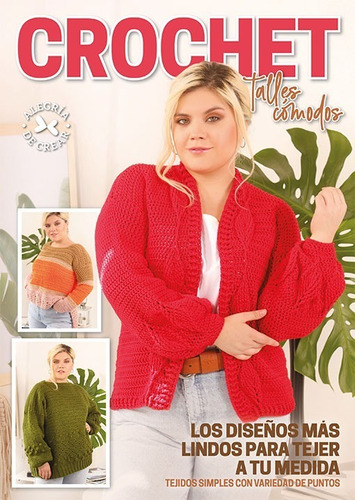 Revista Tejido Crochet Sweater Cardigan Chaleco A Medida