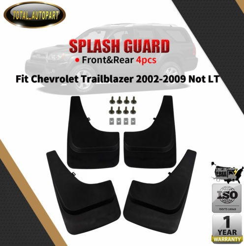 Conjunto De 4 Splash Guard Faldones Para Chevrolet Trailblaz