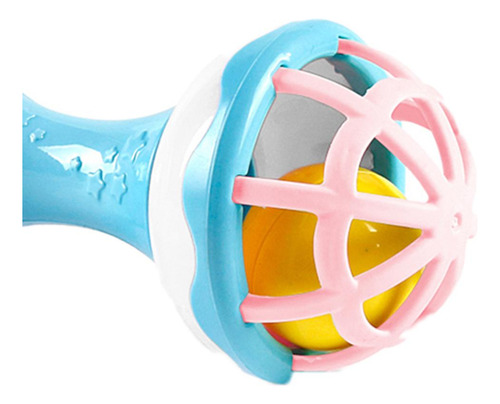 Bebé Sonajero Campana Juguete Shaker Ball Niños Dumbell