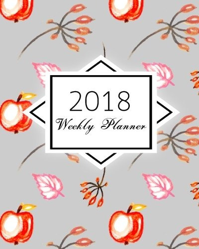 2018 Weekly Planner Apple  Calendar Schedule Journal Plan An
