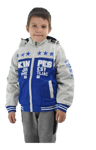 Imagen 4 de 9 de Campera Niño Abrigada Corderito Joggin Deportivo Importada