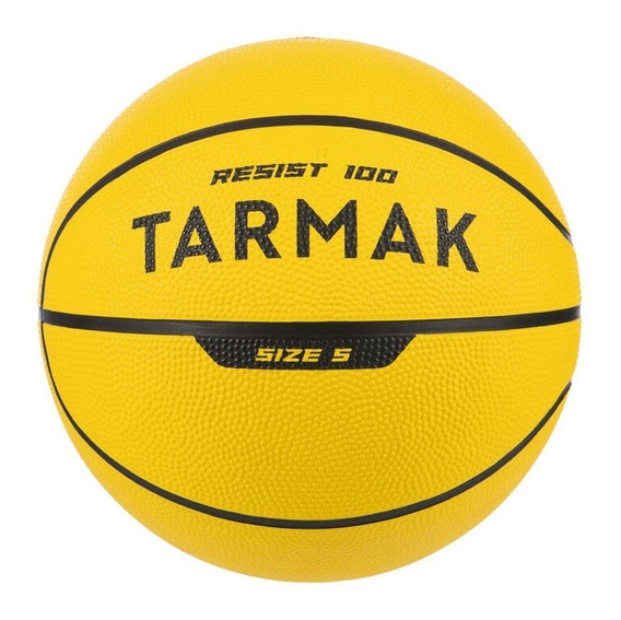 Balón Básquetbol Tarmak 100 Talla 5 Amarillo Original | Meses sin intereses
