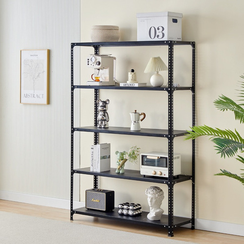 Estante Organizador 5 Niveles Multiusos Metálico Ajustable Negro