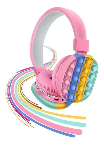 Push Pop It Auriculares Audifonos Bluetooth Multicolor