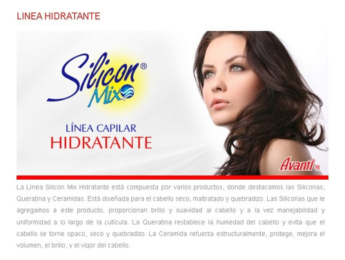 Crema Para Peinar Silicon Mix Hidratante ( Liso Sedoso)