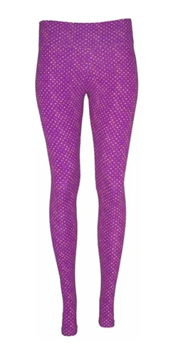 Leggings Tobillero Estampado Mujer Tykhe India Morado
