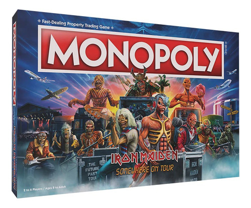 Iron Maiden Monopoly Somewhere On Tour 