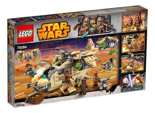 Lego 75084 Star War Wookie Gunship ¡Listo! Número de piezas 570
