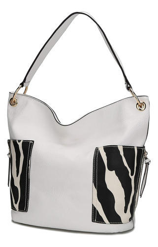 Mkf Bolso Hobo Para Mujer - Bolso De Hombro De Cuero Pu Cart