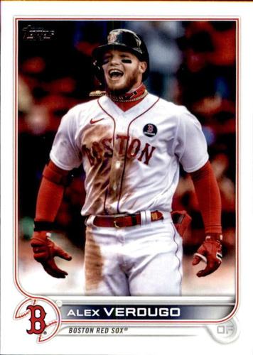 2022 Topps 356 Alex Verdugo Boston Red Sox Series 2 Mlb Tarj